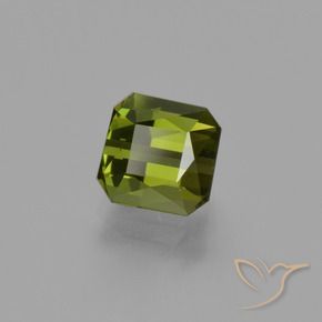 Turmalina Verde medio natural de 1.47 ct, Corte Octágono / Esmeralda, VS