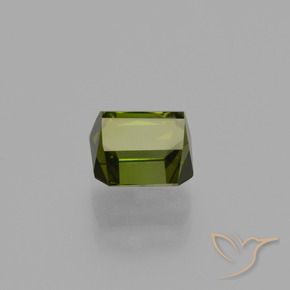 Turmalina Verde medio natural de 1.47 ct, Corte Octágono / Esmeralda, VS