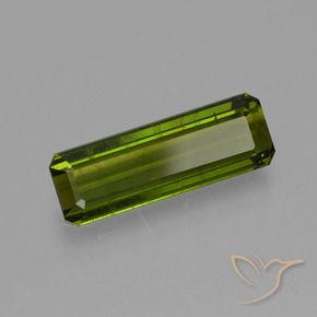 Turmalina Verde oscuro natural de 1.77 ct, Corte Octágono / Esmeralda, VS