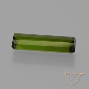 Turmalina Verde oscuro natural de 1.77 ct, Corte Octágono / Esmeralda, VS