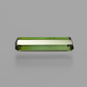 Turmalina verde vivo natural de 1,13 ct, corte esmeralda, VS