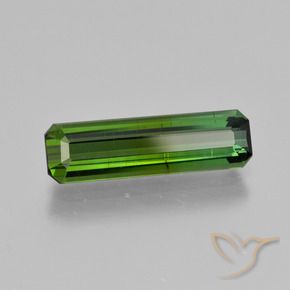 Turmalina Verde oscuro natural de 1.81 ct, Corte Octágono / Esmeralda, VS-SI