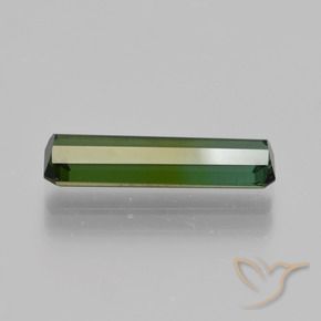 Turmalina Verde oscuro natural de 1.81 ct, Corte Octágono / Esmeralda, VS-SI