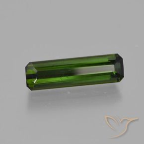 Turmalina Verde oscuro natural de 2.02 ct, Corte Octágono / Esmeralda, VS