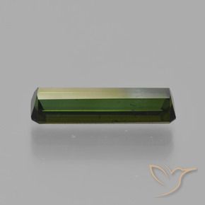 Turmalina Verde oscuro natural de 2.02 ct, Corte Octágono / Esmeralda, VS