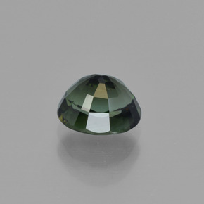 Turmalina Verde medio natural de 1.19 ct, Corte Óvalo, VVS-VS