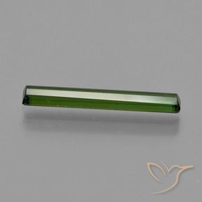 Turmalina Verde oscuro natural de 1.53 ct, Corte Octágono / Esmeralda, VS