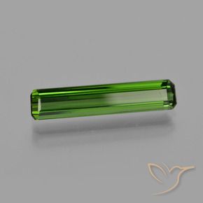 Turmalina Verde oscuro natural de 1.59 ct, Corte Octágono / Esmeralda, VS