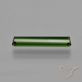 Turmalina Verde oscuro natural de 1.59 ct, Corte Octágono / Esmeralda, VS