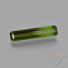 Turmalina Verde terroso natural de 1.58 ct, Corte Octágono / Esmeralda, VS
