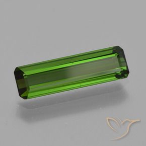 Turmalina Verde medio natural de 1.12 ct, Corte Octágono / Esmeralda, VVS-VS