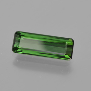 Turmalina Verde natural de 1.16 ct, corte esmeralda, VS