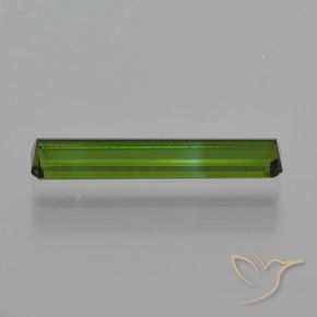Turmalina Verde oscuro natural de 1.00 ct, Corte Octágono / Esmeralda, VS