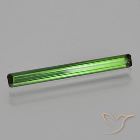 Turmalina Verde terroso natural de 1.03 ct, corte esmeralda, VVS-VS