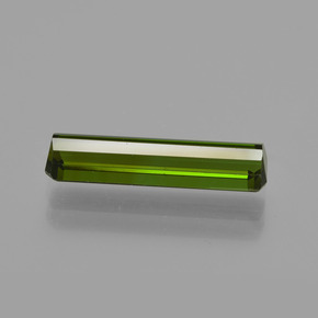 Turmalina verde terroso natural de 2,15 ct, corte esmeralda, VVS-VS
