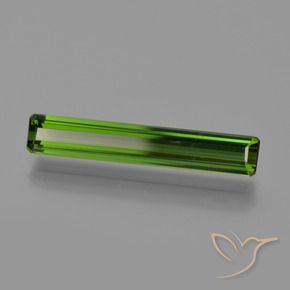 Turmalina Verde oscuro natural de 2.11 ct, Corte Octágono / Esmeralda, VVS-VS