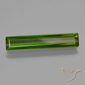 Turmalina Verde oscuro natural de 2.34 ct, Corte Octágono / Esmeralda, VVS-VS