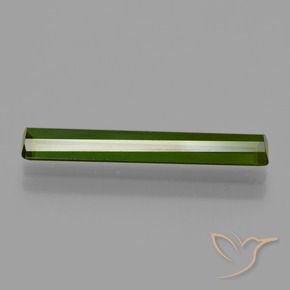 Turmalina Verde oscuro natural de 2.34 ct, Corte Octágono / Esmeralda, VVS-VS