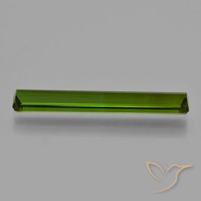 Turmalina Verde oscuro natural de 2.52 ct, Corte Octágono / Esmeralda, VVS-VS