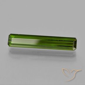Turmalina Verde oscuro natural de 3.19 ct, Corte Octágono / Esmeralda, VS