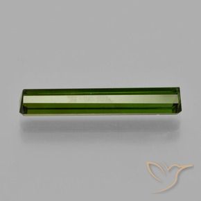 Turmalina Verde oscuro natural de 3.19 ct, Corte Octágono / Esmeralda, VS