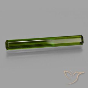 Turmalina Verde oscuro natural de 3.19 ct, Corte Octágono / Esmeralda, VS