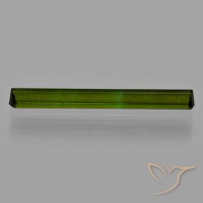 Turmalina Verde oscuro natural de 3.19 ct, Corte Octágono / Esmeralda, VS