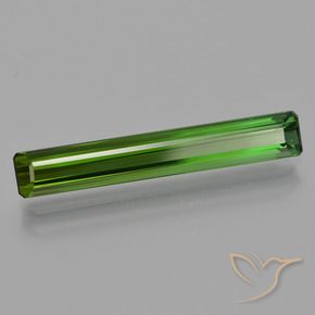 Turmalina Verde oscuro natural de 2.60 ct, Corte Octágono / Esmeralda, VS