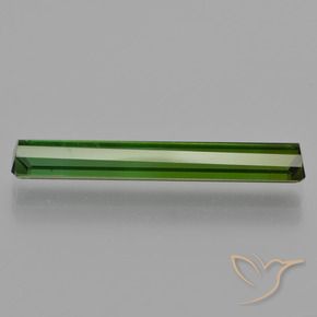 Turmalina Verde oscuro natural de 2.60 ct, Corte Octágono / Esmeralda, VS