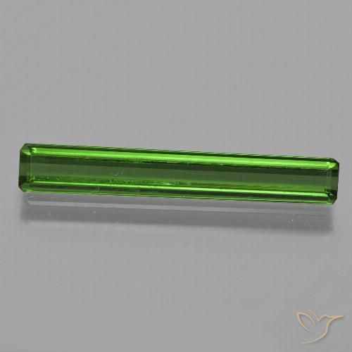 2.01ct Natural Verde oscuro Turmalina, corte esmeralda, VS