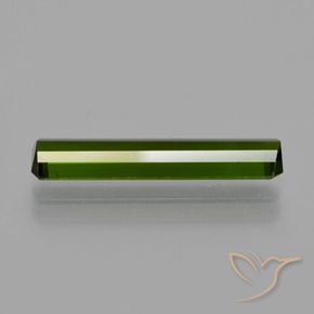 Turmalina Verde terroso oscuro natural de 2.09 ct, Corte Octágono / Esmeralda, VS