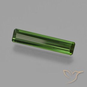 Turmalina Verde oscuro natural de 1.36 ct, Corte Octágono / Esmeralda, VS