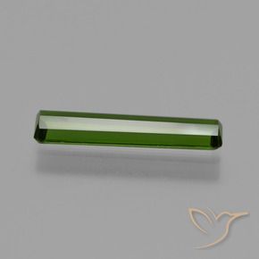 Turmalina Verde oscuro natural de 1.36 ct, Corte Octágono / Esmeralda, VS
