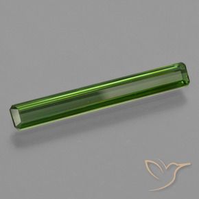 Turmalina Verde bosque intenso natural de 1.32 ct, Corte Octágono / Esmeralda, VVS-VS