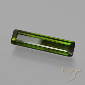Turmalina Verde terroso oscuro natural de 1.80 ct, Corte Octágono / Esmeralda, VS