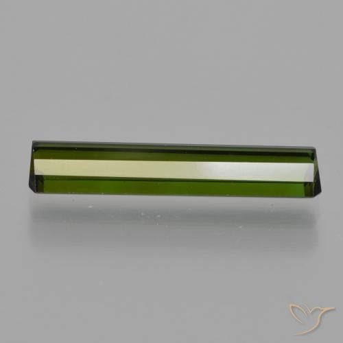 Turmalina Verde oscuro natural de 1.84 ct, Corte Octágono / Esmeralda, VS