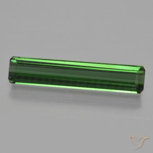 1.57ct Natural Verde Turmalina, corte esmeralda, VVS-VS