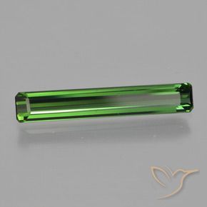 Turmalina Verde medio natural de 1.67 ct, Corte Octágono / Esmeralda, VVS-VS