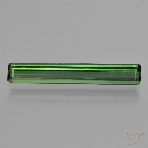 1.65ct Natural Verde Turmalina, corte esmeralda, VS