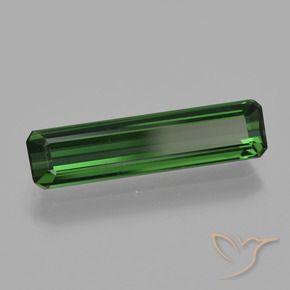 Turmalina Verde natural de 1.41 ct, Corte Octágono / Esmeralda, VVS-VS