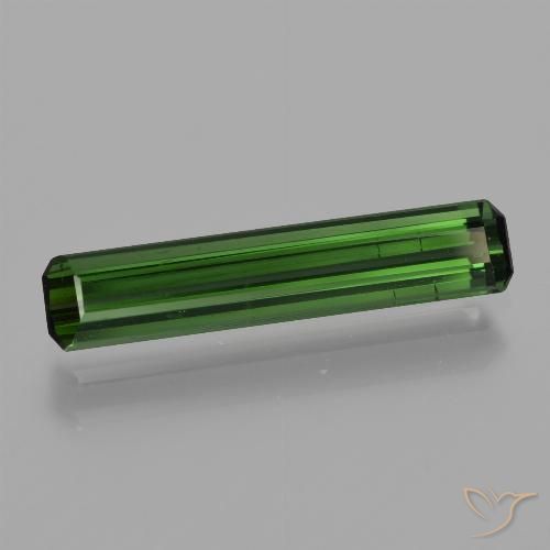 1.40ct Natural Verde Turmalina, corte esmeralda, VVS-VS