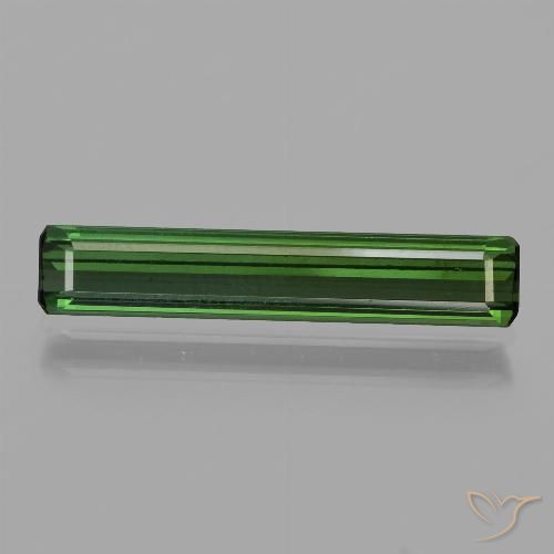 1.43ct Natural Verde medio Turmalina, corte esmeralda, VVS-VS