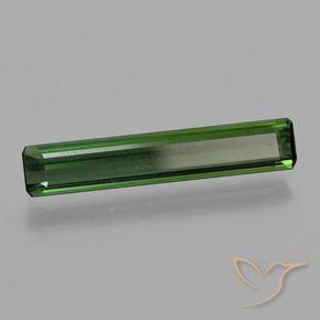 Turmalina Verde medio natural de 1.43 ct, Corte Octágono / Esmeralda, VVS-VS