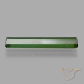 Turmalina Verde medio natural de 1.43 ct, Corte Octágono / Esmeralda, VVS-VS