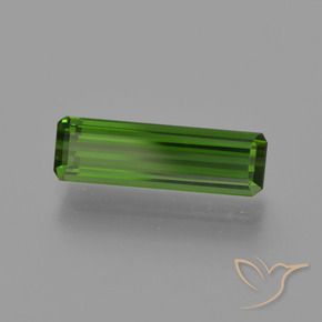 Turmalina Verde terroso natural de 1.44 ct, Corte Octágono / Esmeralda, VVS-VS