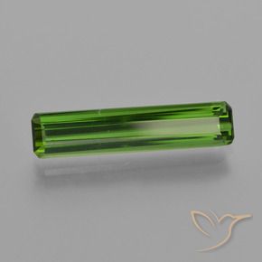 Turmalina Verde oscuro natural de 1.58 ct, Corte Octágono / Esmeralda, VVS-VS