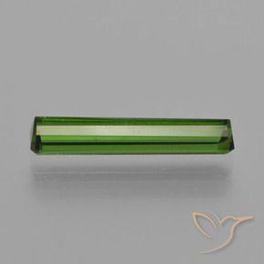 Turmalina Verde oscuro natural de 1.58 ct, Corte Octágono / Esmeralda, VVS-VS