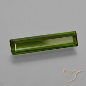 Turmalina Verde oscuro natural de 1.44 ct, Corte Octágono / Esmeralda, VS