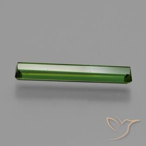 Turmalina Verde oscuro natural de 1.51 ct, Corte Octágono / Esmeralda, VVS-VS