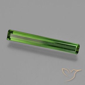 Turmalina Verde terroso natural de 1.55 ct, Corte Octágono / Esmeralda, VVS-VS